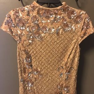 Adrianna Papell sequined formal dress.